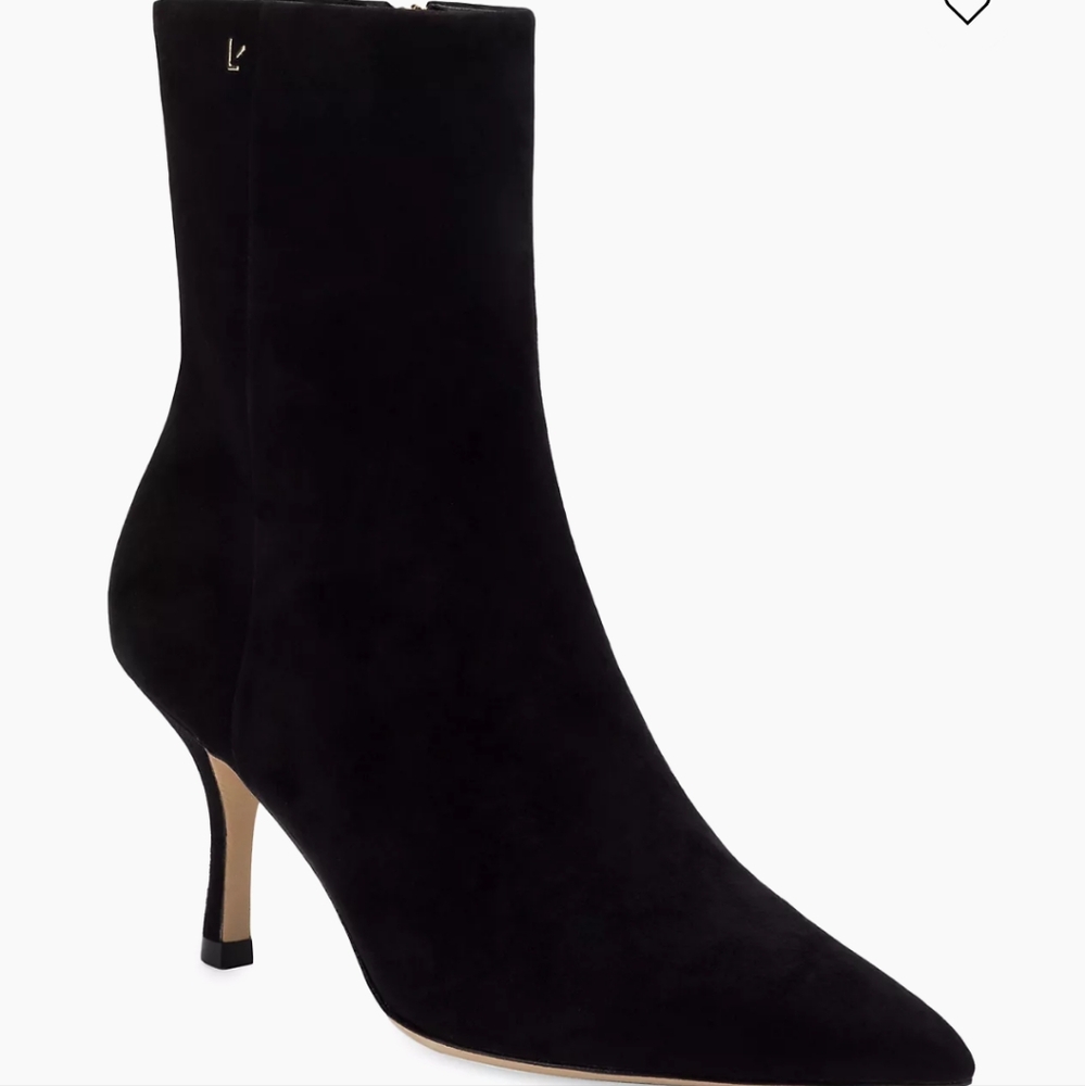 NEW..Larroudé's Mini Kate Elegant Black Ankle Boots...Size 10
